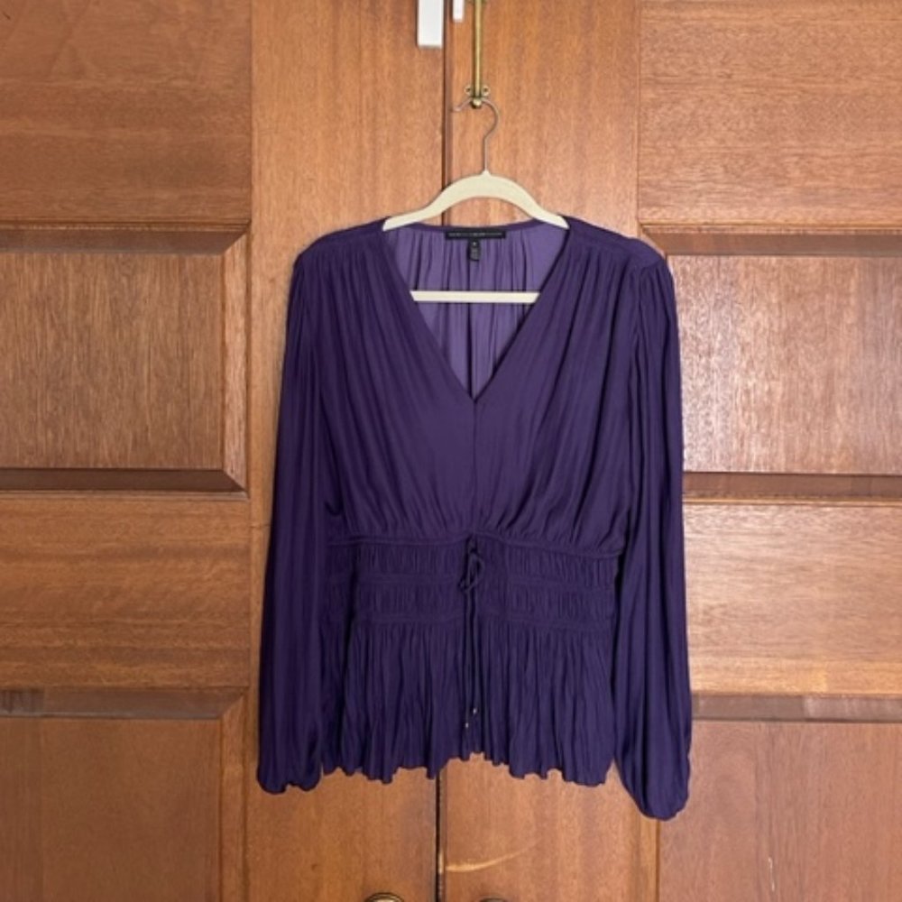 Long Sleeved Fitted Waist Blouse